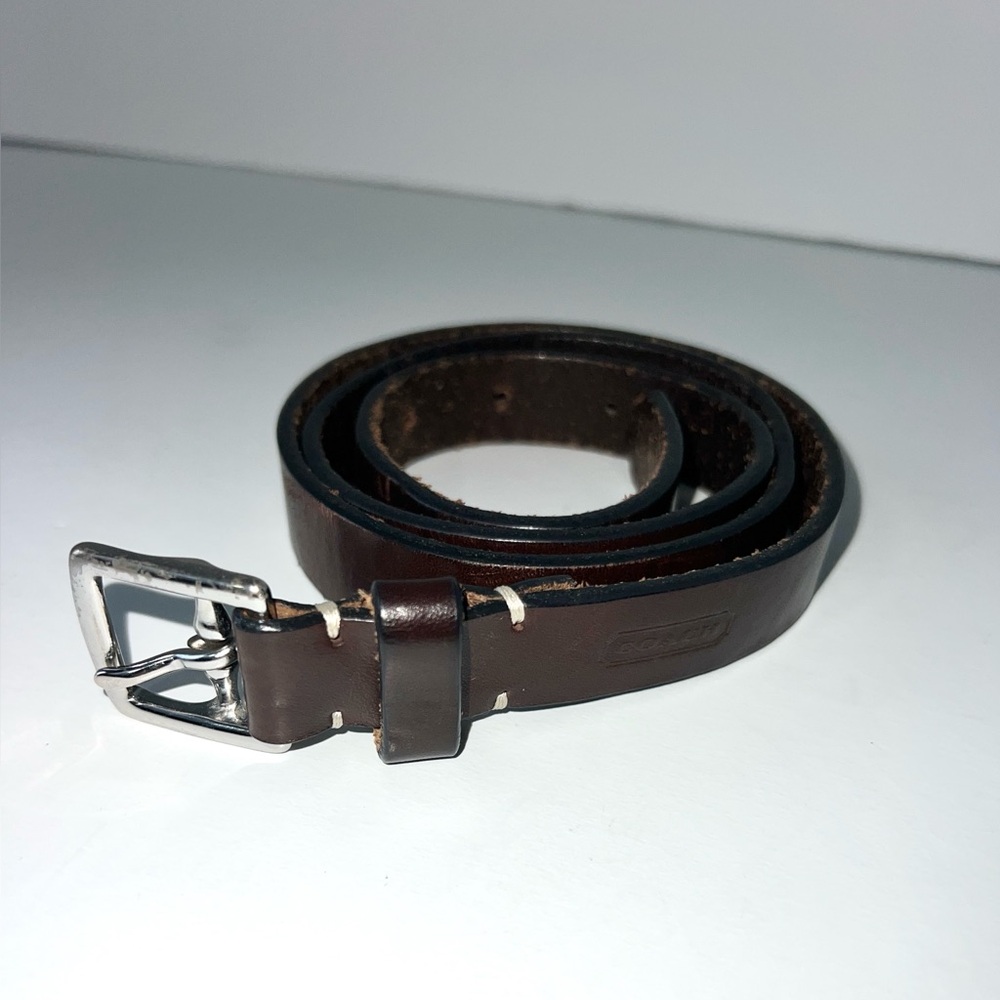 Coach‎ woman’s Leather Brown Belt